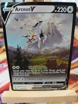 Arceus V Alternate Art SWSH204 Black Star Promo EN NM Pokemon - Image 1