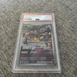 2023 Pokemon Scarlet Violet Korean Pikachu Art Rare Full Art #173/165 PSA 10 - Image 1