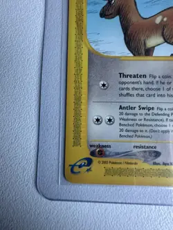 Stantler 102/144 Skyridge WOTC Vintage Pokemon 2003 - Image 2