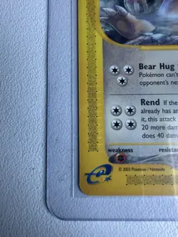 Ursaring 110/144 Skyridge Common WOTC Vintage Pokemon 2003 - Image 3