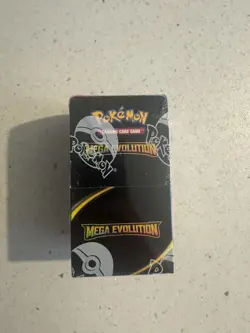 Pokemon TCG Mega Evolution Half Booster Box Display Box (18 Packs) - SEALED - Image 1