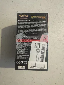 Pokemon TCG Mega Evolution Half Booster Box Display Box (18 Packs) - SEALED - Image 3