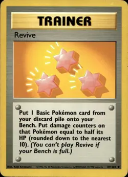 Revive 89/102 Uncommon Base Set WOTC Pokemon - Image 1