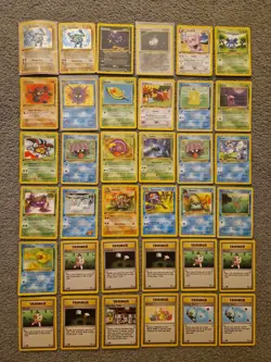 Pokemon 1st Edition Pokemon Cards WOTC Bundle x 36 Holo, Rare, Common, Uncommon - Image 1