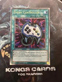 RA02-EN051 "Enemy Controller" Quarter Century Secret Rare YuGiOh! NEW - Image 1
