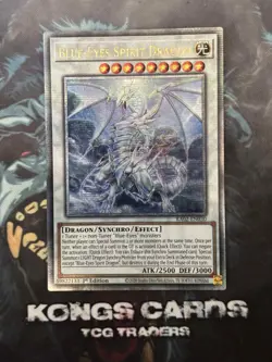 RA02-EN030 "Blue-Eyes Spirit Dragon" Quarter Century Secret Rare YuGiOh! NEW - Image 1