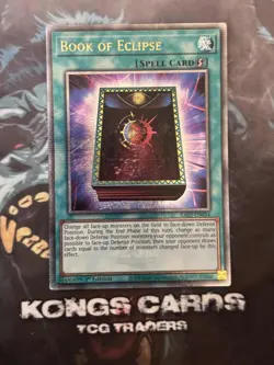 RA02-EN054 "Book of Eclipse" Quarter Century Secret Rare YuGiOh! NEW - Image 1