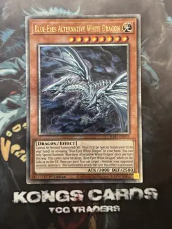 RA02-EN010 Blue-Eyes Alternative White Dragon Quarter Century Secret Rare YuGiOh - Image 1