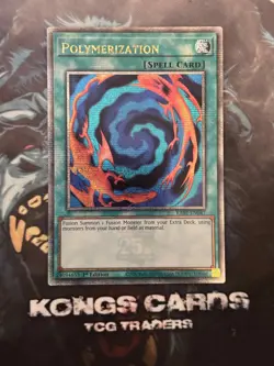 RA02-EN047 "Polymerization" Quarter Century Secret Rare YuGiOh! NEW - Image 1