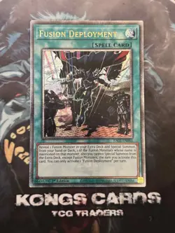 RA02-EN065 "Fusion Deployment" Quarter Century Secret Rare YuGiOh! NEW - Image 1