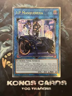 RA02-EN042 "I:P Masquerena" Quarter Century Secret Rare YuGiOh! NEW - Image 1