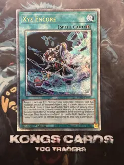 RA02-EN059 "Xyz Encore" Quarter Century Secret Rare YuGiOh! NEW - Image 1