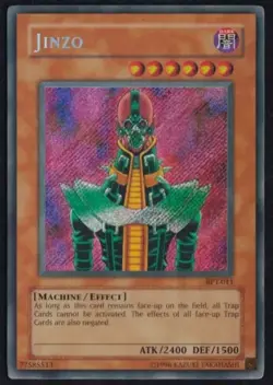 Yu-Gi-Oh! TCG Jinzo 20022003 Collector's Tins BPT-011 Limited Secret Rare NM - Image 1