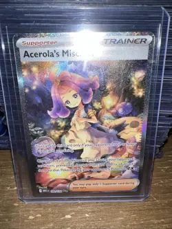 Acerola's Mischief 183/132 Secret Rare Pokemon Card Mint Condition - Image 3