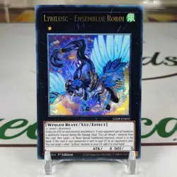 Lyrilusc - Ensemblue Robin LED8-EN037 Ultra Rare 1st Edition Card Near Mint - Image 1
