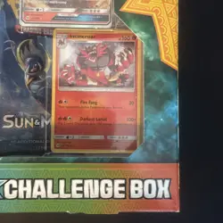 Pokemon TCG Sun & Moon GX Challenge Box Incineroar Card Holo (Factory Sealed) - Image 4