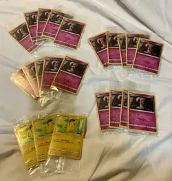 19 Pokemon SNUBBULL SM200 Holo Gamestop PROMO CARD Sealed & 3 Pikachu Sealed - Image 1
