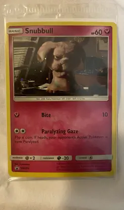 19 Pokemon SNUBBULL SM200 Holo Gamestop PROMO CARD Sealed & 3 Pikachu Sealed - Image 2