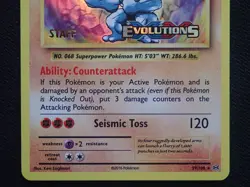 MACHAMP 59/108 STAFF - POKEMON XY EVOLUTIONS PRERELEASE STAMPED HOLO CARD - Image 3