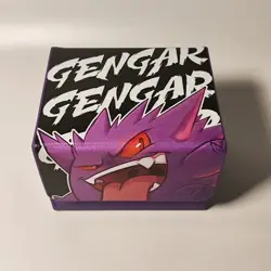 Pokemon Card Deck Box Gengar Game Card Storage Box Hard Case Holder Desk Game US - Image 1