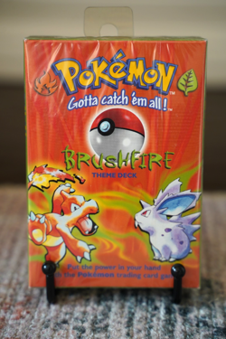 Brushfire Theme Deck Pokemon Wizards of the Coast Factory SEALED 1999 Base set - Image 1