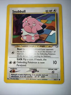 Snubbull 74/111 - Neo Genesis - Pokemon TCG - (LP) - Image 1