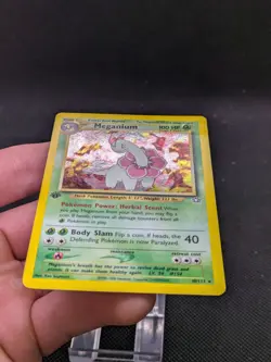 Pokemon TCG 2000 Neo Genesis Meganium 10/111 1st Edition Holo WOTC LP-NM - Image 4