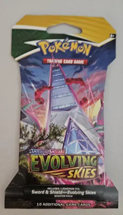 Pokemon TCG: Evolving Skies Sleeved Booster Pack - New & Sealed - Image 1