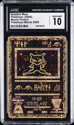 2000 POKEMON MOVIE PROMO, POKEMON MOVIE 2000 ANCIENT MEW CGC 10 GEM MINT - Image 1