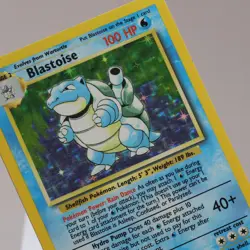 Pokemon TCG - Blastoise 2/102 Base Set Holo Rare WOTC 1999 - MP - Image 1