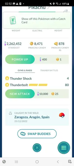Pokemon Go Shiny Pikachu Christmas Costume 2022 - Image 2