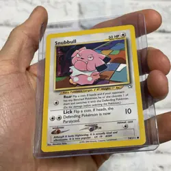 Pokemon TCG Vintage Snubbull 74/111 1995-2000 Neo Genesis Non Holo Common LP/NM - Image 2