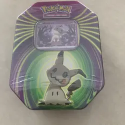 Pokemon TCG Knockout Collectible Tin 2021 Mimikyu Factory Sealed - Image 1