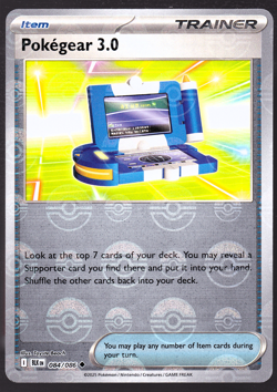 Pokegear 3.0 Black Bolt 084/086 Poke Ball Pokeball Holo Pokemon TCG NM - Image 1