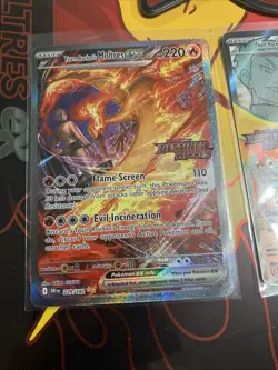 Pokemon TCG Team Rocket's Moltres ex Destined Rivals Stamped UPC Promo Set - Image 2