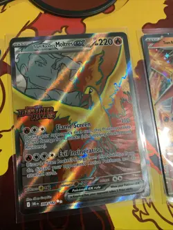Pokemon TCG Team Rocket's Moltres ex Destined Rivals Stamped UPC Promo Set - Image 4