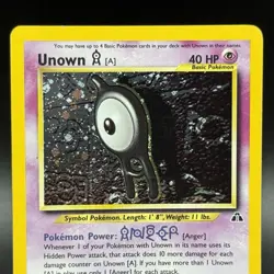 Pokemon TCG - Unown 14/75 Holo Rare - Vintage Neo Discovery - NM ?? - Image 2