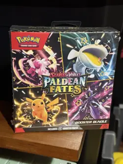Pokemon Paldean Fates Booster Bundle Brand New Factory Sealed 6 Packs Mew U - Image 1
