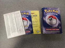 Pokemon Base Set 2-Player Starter Set Theme Deck 1999 Box Only & Books Vintage - Image 1