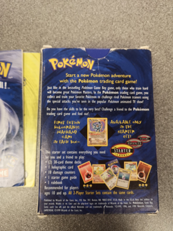 Pokemon Base Set 2-Player Starter Set Theme Deck 1999 Box Only & Books Vintage - Image 2