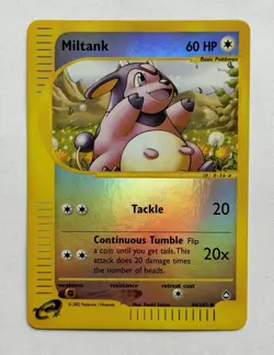Miltank - Aquapolis 94/147 2002 - E Reader - Pokemon TCG - WOTC - Reverse Holo - Image 1