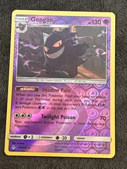 Gengar 70/214 Rare Reverse Holo Pokemon Sun & Moon Unbroken Bonds NM - Image 1
