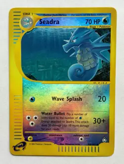 Seadra - Aquapolis 58/147 2002 - E Reader - Pokemon TCG - WOTC - Reverse Holo - Image 1