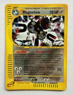 Magneton - Aquapolis H16/H32 2002 - E Reader - Pokemon TCG - WOTC - Holo NM - Image 1