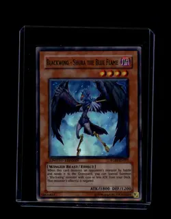 Yu-Gi-Oh! Blackwing Shura the Blue Flame RGBT-ENPP2 (SR) Lim Ed - Image 1