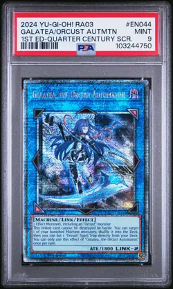 2024 YU-GI-OH! RA03-QUARTER CENTURY BONANZA GALATEA, THE ORCUST AUTOMATON PSA 9 - Image 1