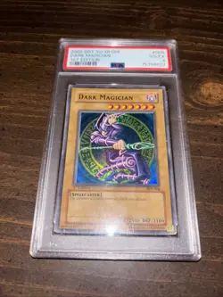 2002 YuGiOh Dark Magician SDY-006 1st Edition PSA 4 - Image 1