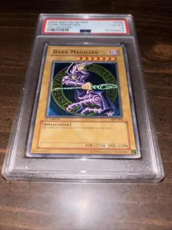 2002 YuGiOh Dark Magician SDY-006 1st Edition PSA 4 - Image 3