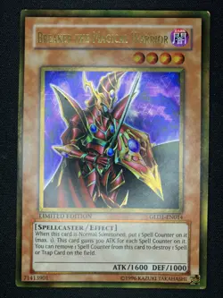 YuGiOh Breaker the Magical Warrior Gold Rare Limited Edition GLD1-EN014 LP - Image 2
