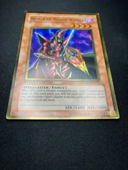 YuGiOh Breaker the Magical Warrior Gold Rare Limited Edition GLD1-EN014 LP - Image 3